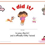 Potty Certificate