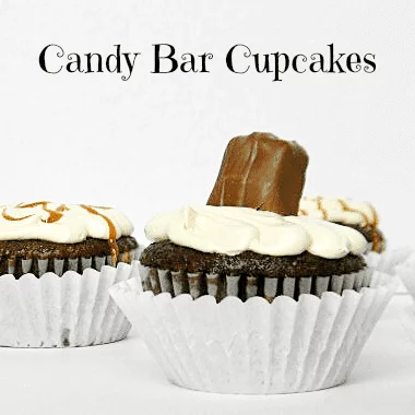 Simply Caramel Candy Bar Cupcakes Recipe