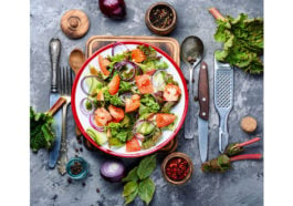 Rhubarb Salad