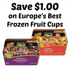 Europe's Best Coupon - Save $1.00 on Frozen Fruit Cups | europe's best frozen fruit