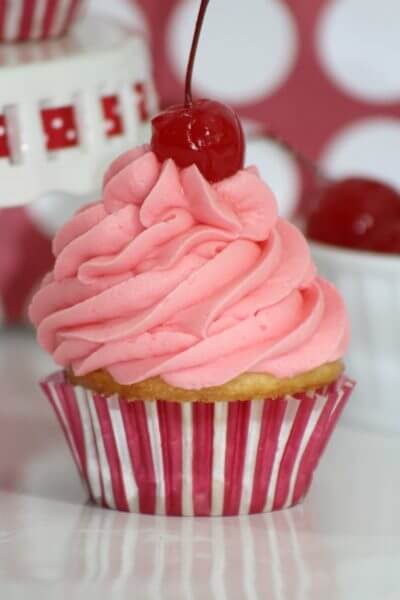 Cherry Vanilla Cupcakes Recipe |