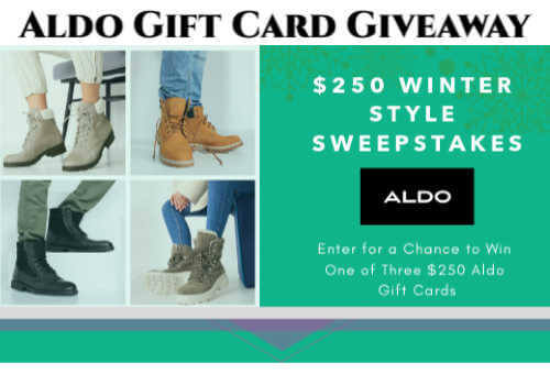 Aldo Shoes Contest – Win a $250 Aldo Gift Card (3 winners)