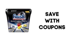 Finish Dishwasher Coupons Canada -Save up to $6.00 Off Dishwasher Detergent
