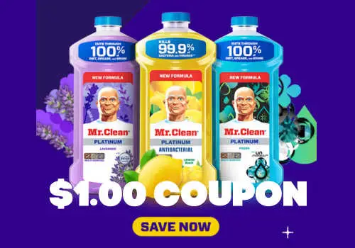 Check Out Some of the Best Deals and Free Samples in Canada | Canadian Free Stuff Mr. Clean coupons Canada -Save $1.00 off Mr. Clean with this new Mr. Clean Coupon Canada