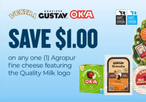 Agropur Coupon -Save $1 off cheese with this Agropur Canada Coupon