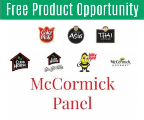 McCormick Free Review Opportunity