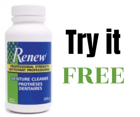 Check Out Some of the Best Deals and Free Samples in Canada | Canadian Free Stuff Renew Denture Cleaner Free Sample Canada
