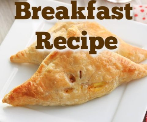 Breakfast Puff Pastry Recipe - Egg and Canadian Bacon