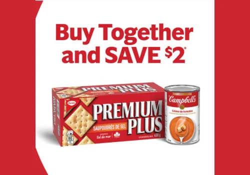 Save $2.00 when you buy campbells soup and Premium plus crackers-New Campbells coupon