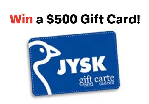 JYSK Canada Contest - Win a Polyrattan Highback Nest Chair or $500 Gift Card! | Canadian Free Stuff JYSK Canada Contest-Win a $500 JYSK gift card, monthly!