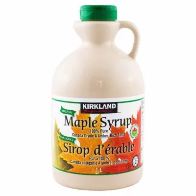 Kirkland maple syrup in 1 liter