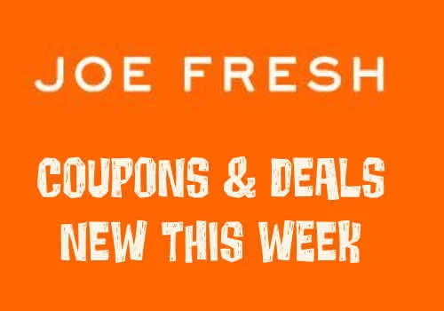 New Joe Fresh Canada Promo Codes and Promotions! Learn what’s new savings are available from Joe Fresh Canada ! We’ll show you the best deals today.