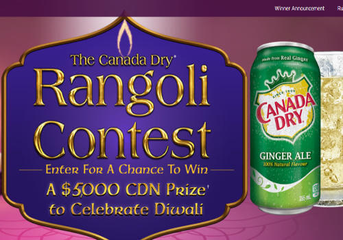 Canada Dry Rangoli Contest