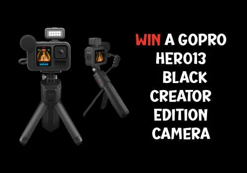 GoPro Contest: Win a GoPro HERO13 Black Creator Edition Camera