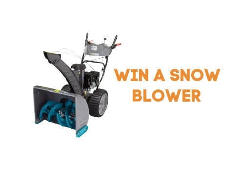 Win a Snowblower ( Gas) from Team Canada and Canadian Tire
