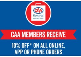 CAA Members Coupon 