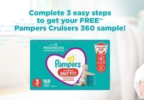 Pampers 360 diaper sample