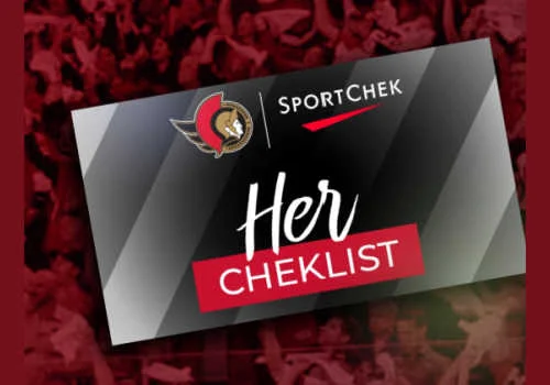 Sport Chek Contest: WIN Ottawa Senators Tickets + a $300 Gift Card