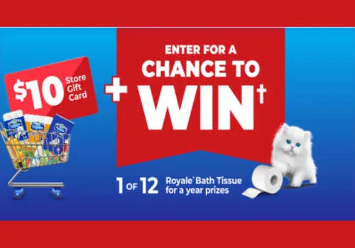 ROYALE Contest - Win 1 of 12 Bath Tissue for a Year Prizes!