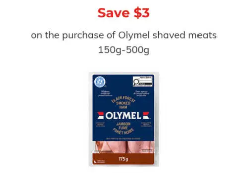 Check Out Some of the Best Deals and Free Samples in Canada | Canadian Free Stuff Olymel Canada Coupon -Save $3.00 off Olymel Deli Meat with this Olymel Coupon Canada