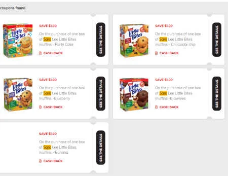 Sara Lee Coupons I Canada I Save on Little Bites