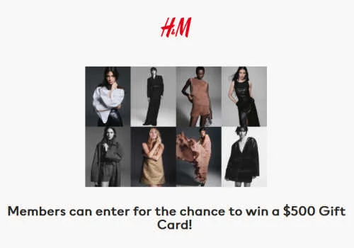 H&M Canada Contest: WIN a $500 Gift Card