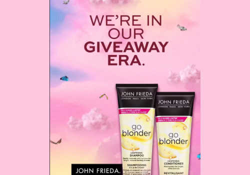 John Frieda Contest: Win a Personalized Haircare Bundle