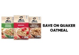 Quaker Oatmeal Coupons I Canada I Print I Save Money I 2024
