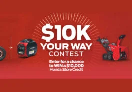 Honda Canada $10K Your Way Contest: WIN a $10,000 Honda Store Credit!