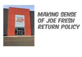 Joe Fresh Return Policy