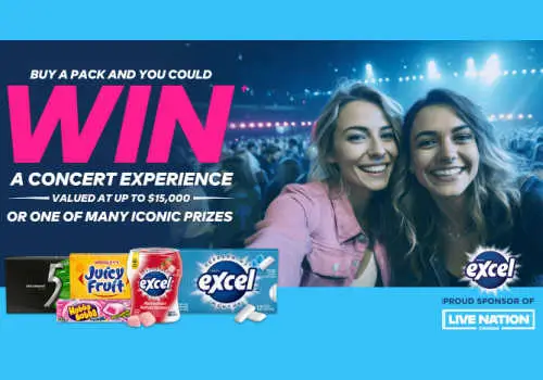 Check Out Some of the Best Deals and Free Samples in Canada | Canadian Free Stuff Excel gum contest Canada -WIN a concert experience up to $15,000 + INSTANT WIN PRIZES!