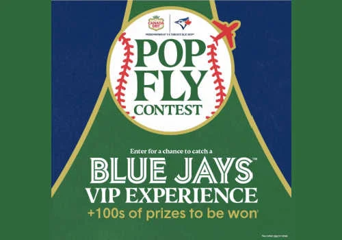 Enter the Canada Dry Pop Fly Contest to win 1 of 3 Blue Jays VIP Experiences + 100's of prizes to be won! Canada Dry Contest Canada