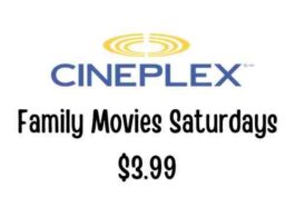 Cineplex Family Favorites in May 2024