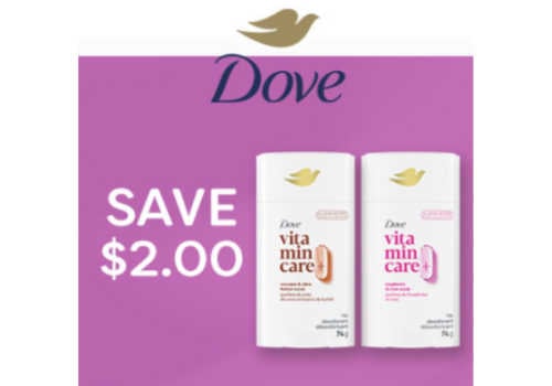 Dove Coupons Canada: Save $4.00 off Dove Bodywash &amp; Deodorant