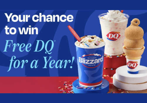 Win FREE DQ for a Year in the new Dairy Queen Contest