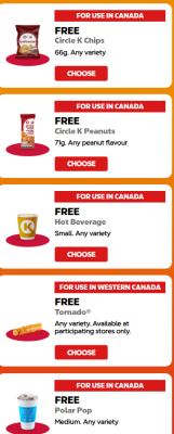 Circle K Coupons: Get a FREE Product -GO!!! | Canadian Free Stuff Circle K Free coffer