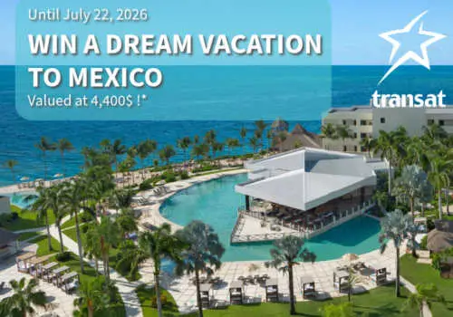 Check Out Some of the Best Deals and Free Samples in Canada | Canadian Free Stuff Air transat Canada contest -Win a dream vacation to Mexico with Air Transat