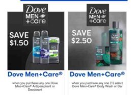 Dove Coupons Canada: Save $2.00 on Dove Whole Body Deodorant &amp; More!