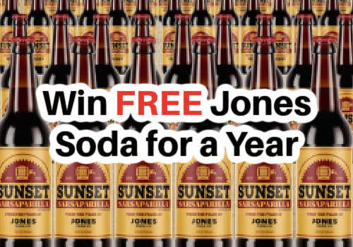 Jones Soda Contest Canada - Win FREE Jones Soda for a Year & More!