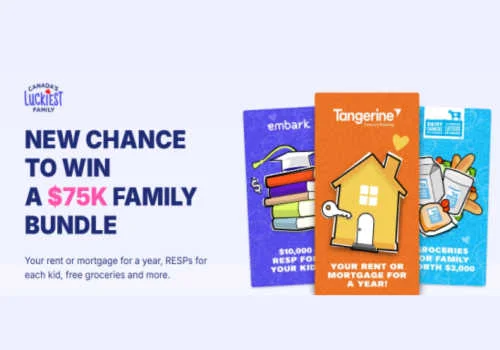 Check Out Some of the Best Deals and Free Samples in Canada | Canadian Free Stuff Parent Life Network Contest: Canada`s Luckiest Family 2026 -Win FREE Rent or Mortgage for a Year!