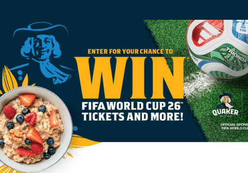 Check Out Some of the Best Deals and Free Samples in Canada | Canadian Free Stuff Win a Trip to the FIFA World Cup 2026 in this new Quaker Canada Contest