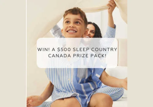 Sleep Country Contest: Win a $500 Sleep Country Canada Prize Pack