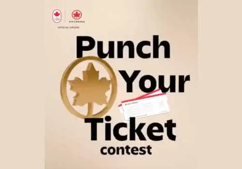 Check Out Some of the Best Deals and Free Samples in Canada | Canadian Free Stuff Air Canada Punch Your Ticket Contest 2026 -Win 2 Air Canada tickets with the latest Air Canada Contest