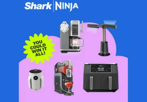 Check Out Some of the Best Deals and Free Samples in Canada | Canadian Free Stuff Air Miles Contest: Win a SharkNinja Prize Bundle valued over $10,000! Airmiles Canada Sweepstakes