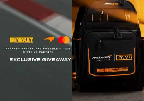 Check Out Some of the Best Deals and Free Samples in Canada | Canadian Free Stuff Dewalt Contest: Win 1 of 5 DEWALT x McLaren Mastercard Formula 1 Team storage items