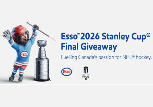 Check Out Some of the Best Deals and Free Samples in Canada | Canadian Free Stuff Esso Canada Contest-Win a Trip to the Stanley Cup 2026