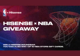 NBA Contest: Win a Hisense Soundbar or NBA Gift Cards