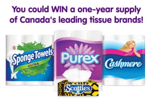 SpongeTowels Contest: WIN a year’s supply of SpongeTowels Paper Towels | Canadian Free Stuff Spongetowels Contest