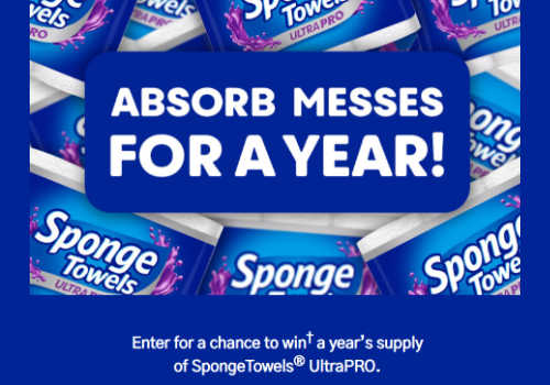 Win 1 year of free Spongetowels in this new Spongetowels Contest