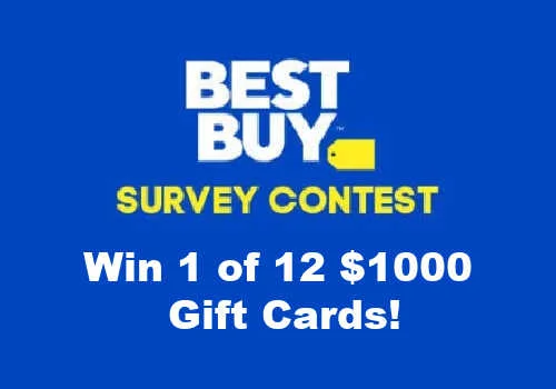 Check Out Some of the Best Deals and Free Samples in Canada | Canadian Free Stuff Best Buy Survey Contest - Win 1 of 13 Best Buy Canada gift cards